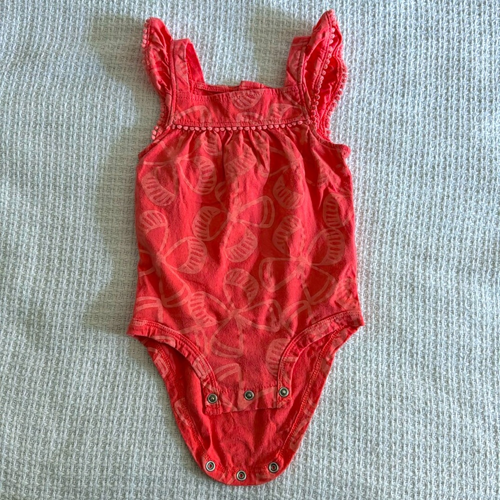 Carter's coral onesie